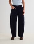 Zest Cord Barrel Pant, Navy product photo