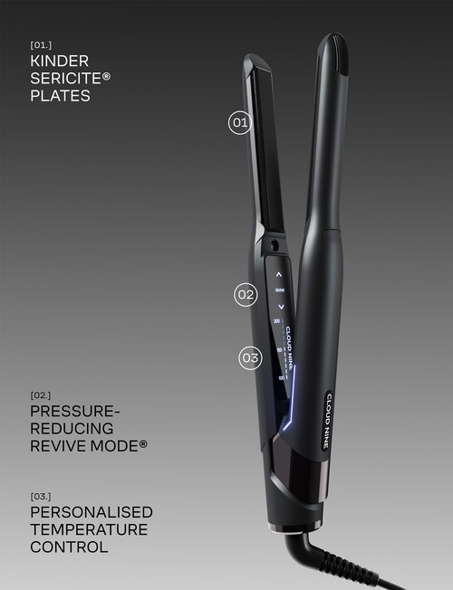 Cloud Nine The Slim Revive Iron, Black product photo View 03 L