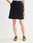 Zest Cord Mini Skirt, Navy product photo
