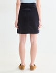 Zest Cord Mini Skirt, Navy product photo View 02 S