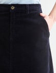 Zest Cord Mini Skirt, Navy product photo View 04 S