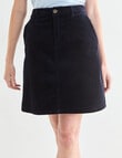 Zest Cord Mini Skirt, Navy product photo View 06 S
