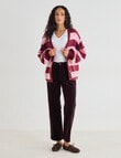 Zest Wide Leg Cord Pant, Claret product photo View 06 S