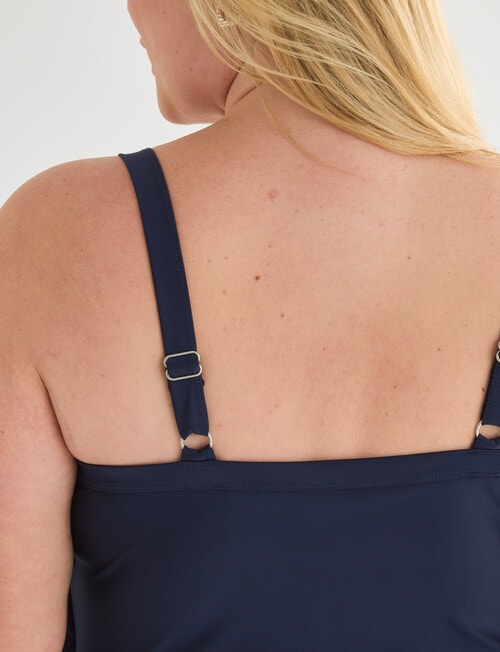 Zest Resort Curve Tiered Tankini, Navy product photo View 05 L