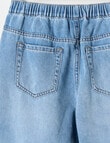Switch Pull On Barrel Leg Jean, Light Blue product photo View 04 S