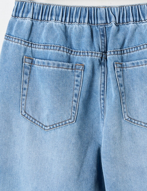 Switch Pull On Barrel Leg Jean, Light Blue product photo View 04 L