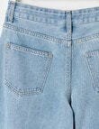 Switch Gia Star Applique Baggy Jean, Washed Blue product photo View 04 S