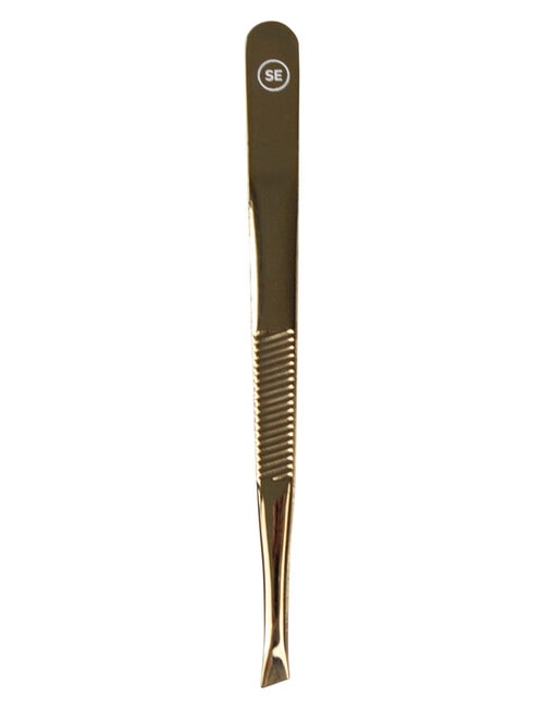Simply Essential Tweezer, Slant Tip, Gold product photo View 02 L