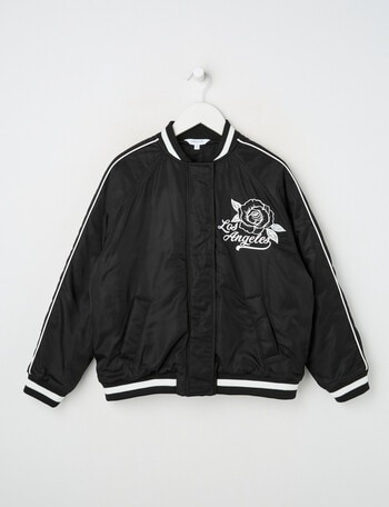 Switch Varsity Bomber Jacket, Black product photo