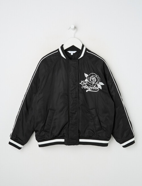 Switch Varsity Bomber Jacket, Black product photo