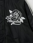 Switch Varsity Bomber Jacket, Black product photo View 02 S