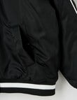 Switch Varsity Bomber Jacket, Black product photo View 03 S