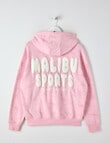 Switch Malibu Sports Bows Oversized Hoodie, Baby Pink product photo View 02 S