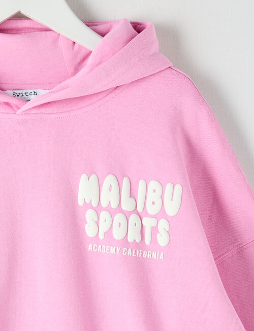 Switch Malibu Sports Oversized Hoodie, Bubblegum product photo View 03 L