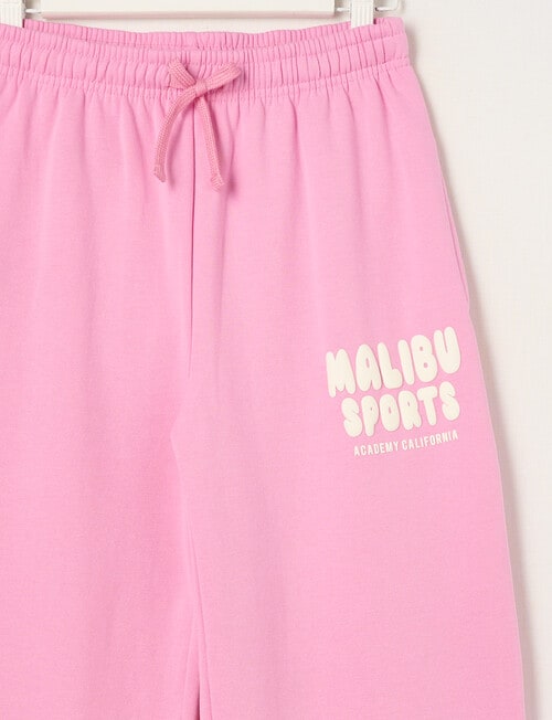 Switch Malibu Wide Leg Trackpant, Bubblegum product photo View 02 L