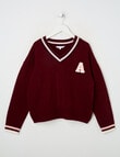 Switch Varsity Jumper, Red Velvet product photo