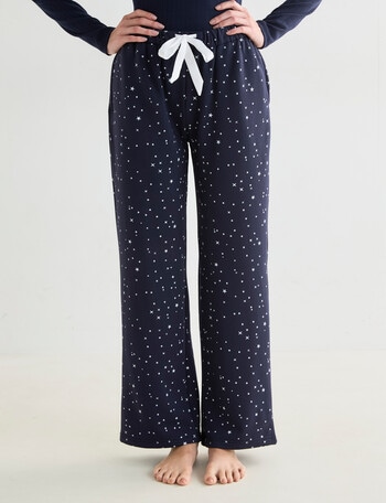 Zest Sleep Star Fleece Pant, Navy product photo