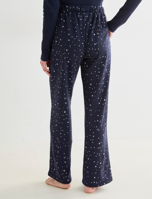 Zest Sleep Star Fleece Pant, Navy product photo View 02 L