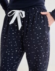 Zest Sleep Star Fleece Pant, Navy product photo View 04 S