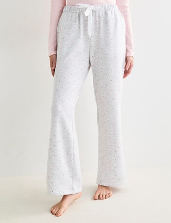 Zest Sleep Spot Fleece Pant, Silver Marle product photo