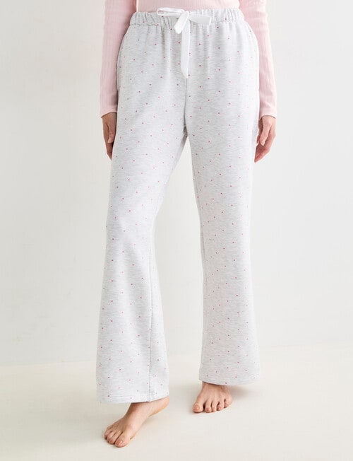 Zest Sleep Spot Fleece Pant, Silver Marle product photo