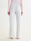 Zest Sleep Spot Fleece Pant, Silver Marle product photo View 02 S