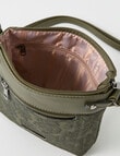 Pronta Moda Paisley Crossbody Bag, Olive product photo View 06 S
