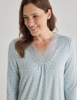 Ruby & Bloom Soft Touch Nightie, Sage Print product photo View 04 S