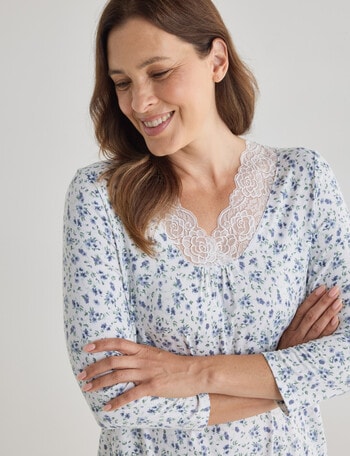 Ruby & Bloom Soft Touch Nightie, Ditsy Print, 10-26 product photo