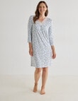 Ruby & Bloom Soft Touch Nightie, Ditsy Print, 10-26 product photo View 03 S