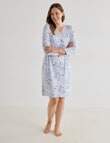 Ruby & Bloom Soft Touch Nightie, Blue Tulip product photo View 03 S
