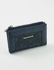 Pronta Moda Medium Paisley Wallet, Navy product photo
