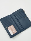 Pronta Moda Medium Paisley Wallet, Navy product photo View 04 S