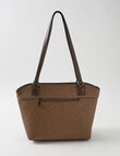 Pronta Moda Seagrass Tote Bag, Brown product photo View 02 S