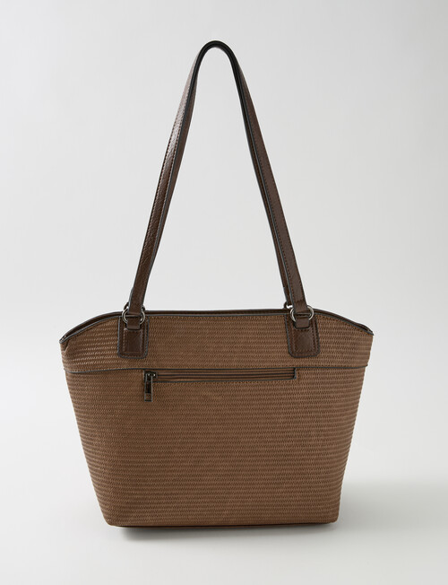 Pronta Moda Seagrass Tote Bag, Brown product photo View 02 L