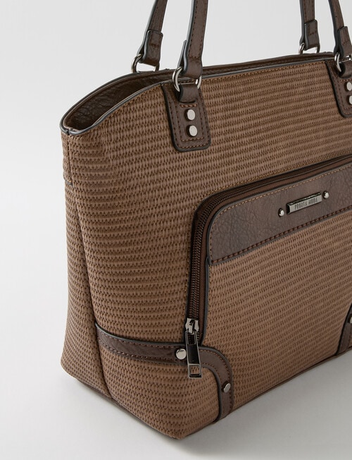 Pronta Moda Seagrass Tote Bag, Brown product photo View 04 L