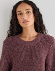 Zest Cotton Multi Yarn Sweater, Red product photo View 14 S