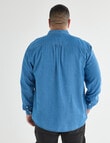 Gasoline King Size Denim Shirt, Light Indigo product photo View 02 S