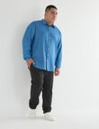 Gasoline King Size Denim Shirt, Light Indigo product photo View 03 S
