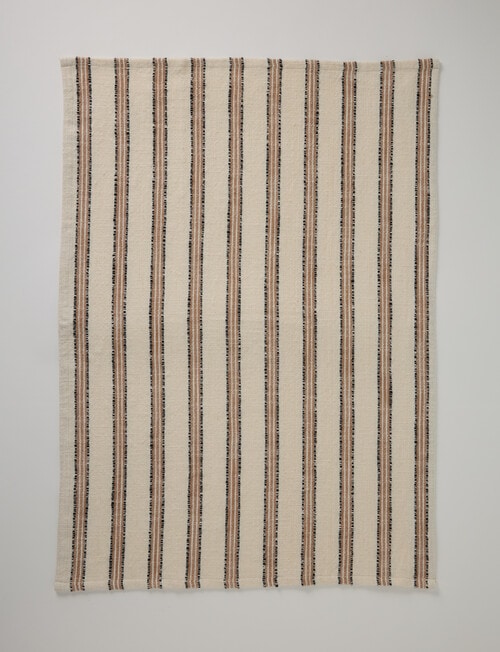 Gather Tea Towel, 2-Pack, Stripe & Clay product photo View 02 L