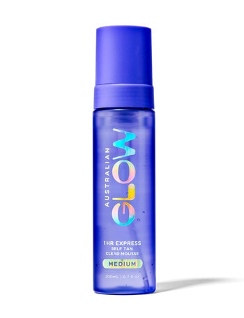 Australian Glow 1-Hour Express Self Tan Clear Mousse, Medium product photo