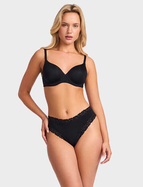 Jockey Parisienne Smooth Bra,Black product photo View 03 L