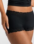 Jockey Parisienne Smooth Full Brief, Black product photo View 03 S