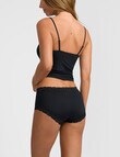 Jockey Parisienne Smooth Boyleg Brief, Black product photo View 03 S