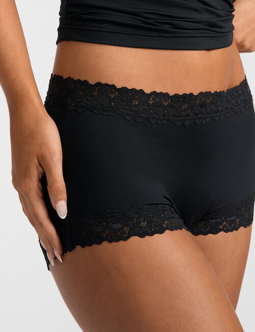 Jockey Parisienne Smooth Full Brief, Black product photo View 03 L