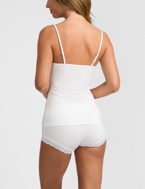 Jockey Parisienne Smooth Cami Bodysuit, White product photo