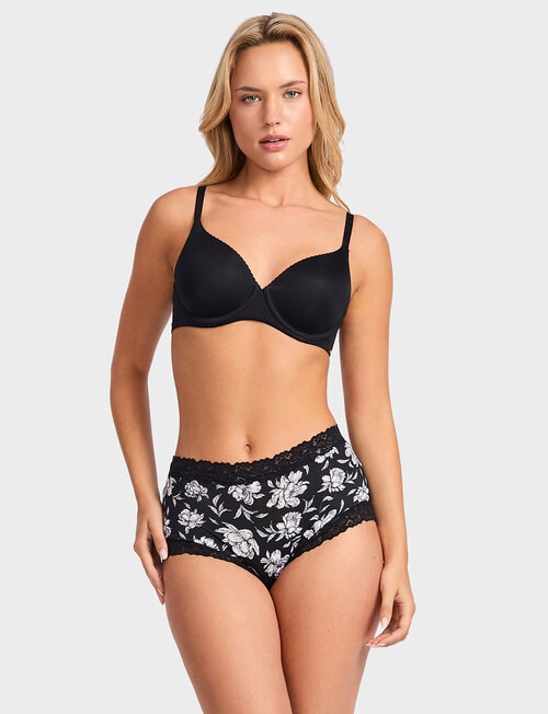 Jockey Parisienne Smooth Full Brief, Paeonia product photo View 03 L