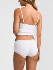 Jockey Parisienne Cotton Boyleg Brief, White product photo
