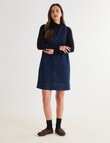 Denim Republic Sleeveless Shift Dress, Inky Blue product photo