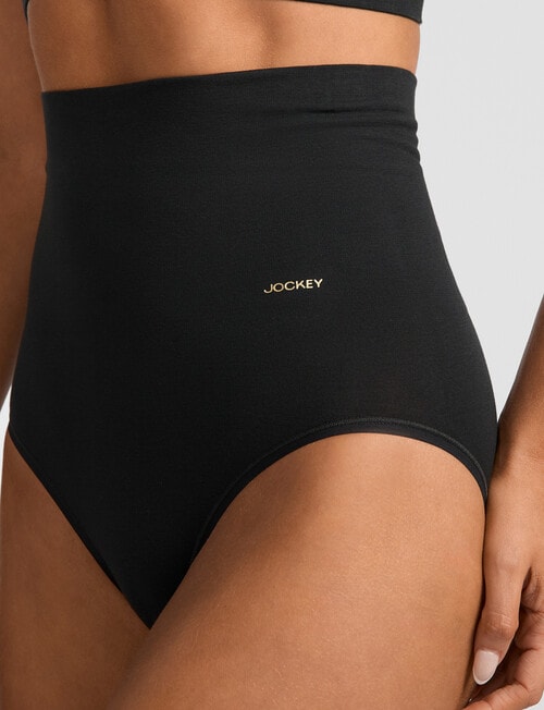 Jockey Skimmies Modal Hi Full Brief, Black product photo View 02 L